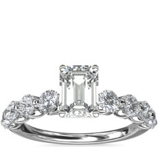 Floating Diamond Engagement Ring in Platinum (7/8 ct.tw.)